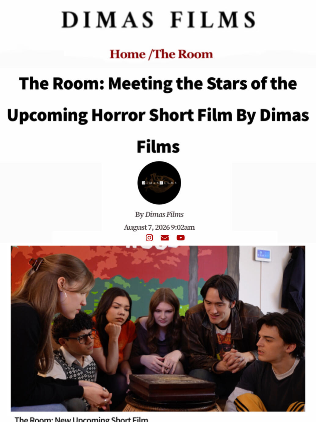 EXCLUSIVE: The Room Article